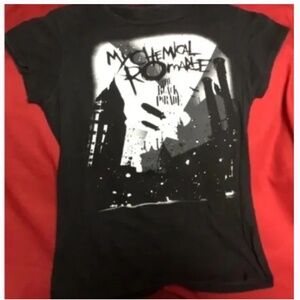 Ladies My Chemical Romance concert tshirt